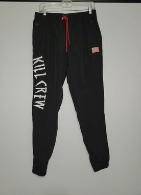 Kill Crew Black and Red Jogger Athletic Pants Size Medium / C5